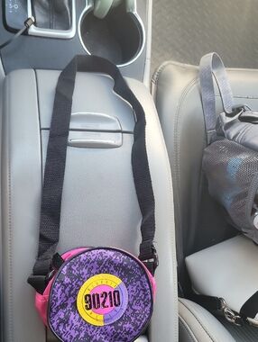 NWOT Vintage 90s Beverly Hills 90210 Crossbody Bag - Pink & Purple